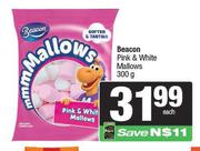 Beacon Pink & White Mallows-300g