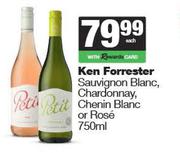 Ken Forrester Sauvignon Blanc, Chardonnay, Chenin Blanc Or Rose-750ml