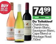 Du Toitskloof Chardonnay,Chenin Blanc,Sauvignon Blanc,Cape Blend Or Pinotage Rose-750ml