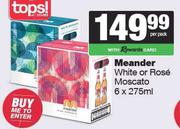 Meander White Or Rose Moscato-6 x 275ml