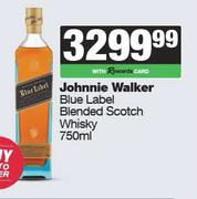 Johnnie Waler Blue Label Blended Scotch Whisky-750ml