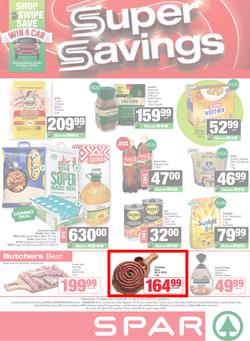 SPAR & SUPERSPAR Mthatha : Super Savings (22 April - 10 May 2026), page 1