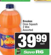 Brookes Oros Squash-2Ltr Each