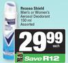 Rexona Shield Men's Or Women's Aerosol Deodorant Assorted-150ml Each