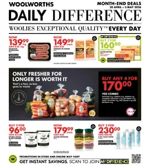 Woolworths Gauteng, Northern Cape, Limpopo, Mpumalanga, Free State & North West : Daily Difference (20 April - 03 May 2026)