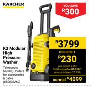 Karcher K3 Modular High Pressure Washer