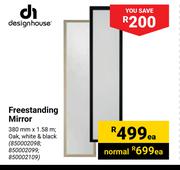 Design House Freestanding Mirror 380mm x 1.58m
