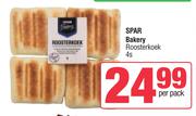 Spar Bakery Roosterkoek-4s Per Pack