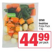 Spar Freshline Potjie Pack-1Kg Per Pack