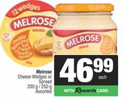 Melrose Cheese Wedges Or Spread Assorted-200g/250g