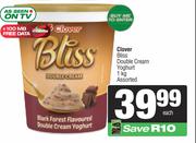 Clover Bliss Double Cream Yoghurt Assorted-1Kg