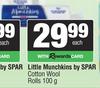 Little Munchkins By Spar Cotton Wool Rolls-100g