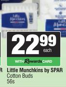 Little Munchkins By Spar Cotton Buds-56s