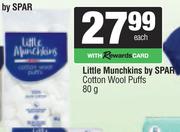 Little Munchkins By Spar Cotton Wool Puffs-80g