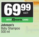 Johnson's Baby Shampoo-500ml