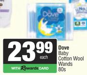 Dove Baby Cotton Wool Wands-80s