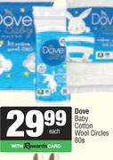 Dove Baby Cotton Wool Circles-80s