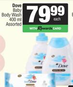 Dove Baby Body Wash Assorted-400ml