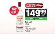 Smirnoff 1818 Vodka-750ml