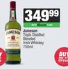 Jameson Triple Distilled Blended Irish Whisky-750ml