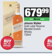Johnnie Walker Gold Label Reserve Blended Scotch Whisky-750ml