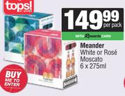 Meander White Or Rose Moscato-6 x 275ml Per Pack
