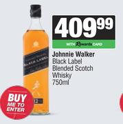 Johnnie Walker Black Label Blended Scotch Whisky-750ml