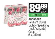 Annabelle Petillant Cuvee Lightly Sparkling Cans-6 x 250ml
