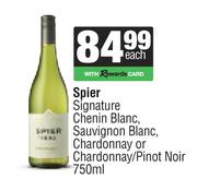 Spier Signature Chenin,Sauvignon,Chardonnay Or Pinot Noir-750ml