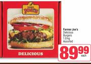 Farmer Joe's Delicious Burgers Assorted-1.8kg