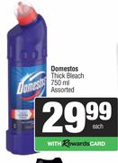 Domestos Thick Bleach Assorted-750ml