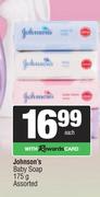 Johnson's Baby Soap Assorted-175g Each