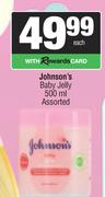 Johnson's Baby Jelly Assorted-500ml Each