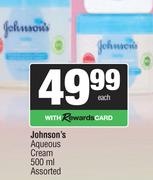 Johnson Baby Aqueous Cream Assorted-500ml Each