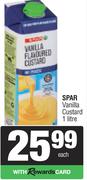 Spar Vanilla Custard-1Ltr Each