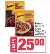 Imana Sauce Or Gravy Assorted-For Any 2 x 34g-38g
