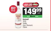 Smirnoff 1818 Vodka-750ml
