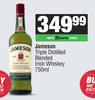 Jameson Triple Distilled Blended Irish Whisky-750ml