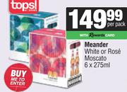 Meander White Or Rose Moscato-6 x 275ml Per Pack