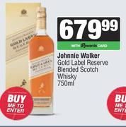 Johnnie Walker Gold Label Reserve Blended Scotch Whisky-750ml
