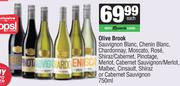 Olive Brook Sauv,Chenin,Chardonnay,Moscato,Rose,Merlot,Cinsault,shiraz Or Cabernet Sauvignon-750ml