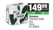 Savanna Premium Cider Dry Cans-6 x 500ml