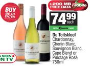 Du Toitskloof Chardonnay,Chenin,Sauvignon,Cape Blend Or Pinotage Rose-750ml