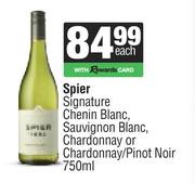 Spier Signature Chenin,Sauvignon,Chardonnay Or Pinot Noir-750ml