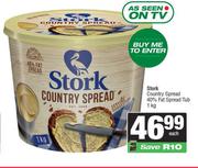 Stork Country Spread 40% Fat Spread Tub-1kg Each