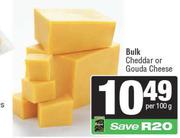 Bulk Cheddar Or Gouda Cheese-Per 100g