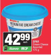 Spar Cream Cheese Assorted-175g Each