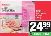 Spar Cold Meats Range- 200g Each