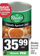 Rhodes Smooth Apricot Jam-900gEach