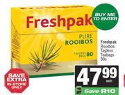 Freshpak Rooibos Tagless Teabags-80s Each